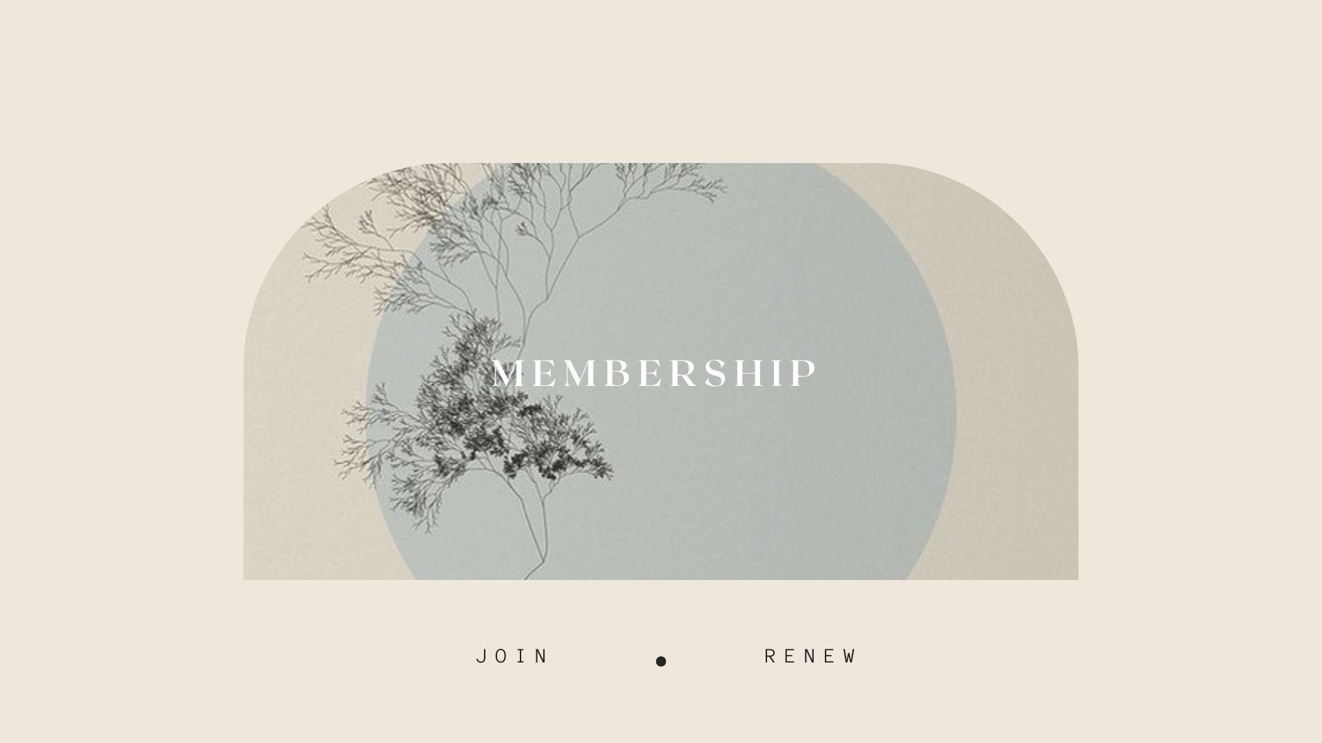 Membership.  Join. Renew. Image of abstract illustration.